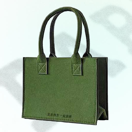 【澎澎湃湃】澎湃官方【托特包】冷静灰，加厚毛毡材质，轻便大牌风~ 商品图4