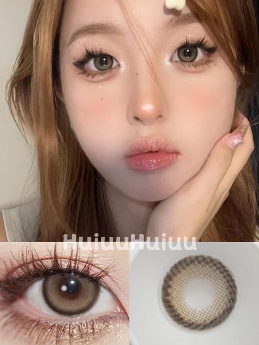 【大直径】PUFF GIRL-焦糖茶杯-14.5mm【年抛 度数0-800度 含525/575】 商品图0