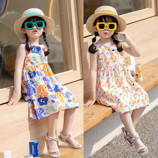 【PF】女童连衣裙2023童裙新款儿童衣服中大童小女孩公主裙连衣裙 女童 商品图1