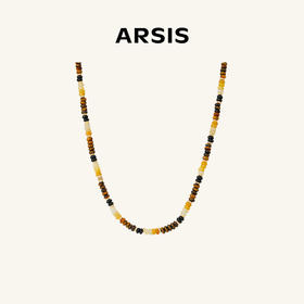 ARSIS秘密花园虎眼财运串珠项链复古原创设计感项链/手链