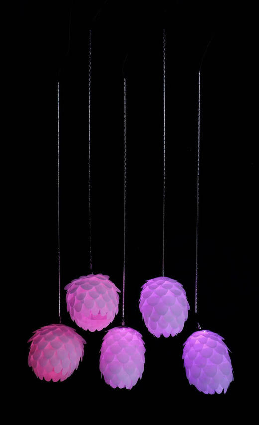 单头幻彩绣球吊灯【运费自理】 商品图0