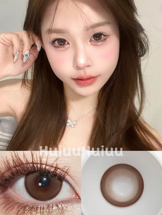 【大直径】PUFF GIRL-榛果甜豆-14.5mm【年抛 度数0-800度 含525/575】 商品图0