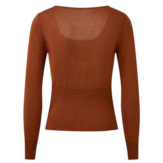 TANGY Collection天意高端2023秋季新品商场同款染秋系列女士长袖针织衫 商品图4