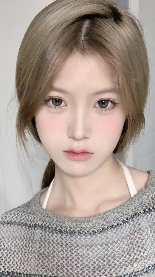 【大直径】PUFF GIRL-墨鱼灰崽-14.5mm【年抛 度数0-800度 含525/575】 商品图8