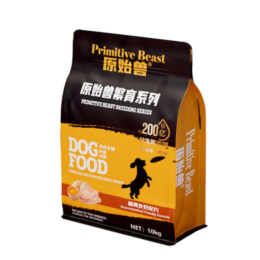 原始兽繁育系犬粮\猫粮幼猫中小型犬10kg 添加200亿益生菌 护肠胃 鸡肉配方 单一肉源 线下专供 商品图4