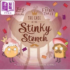 【中商原版】煎饼太太和吐司先生2 臭气冲天事件 Case of the Stinky Stench 英文原版 儿童绘本 故事图画书 精装绘本进口图书