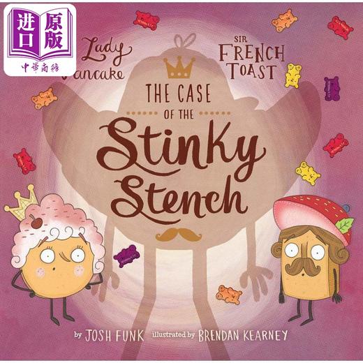 【中商原版】煎饼太太和吐司先生2 臭气冲天事件 Case of the Stinky Stench 英文原版 儿童绘本 故事图画书 精装绘本进口图书 商品图0