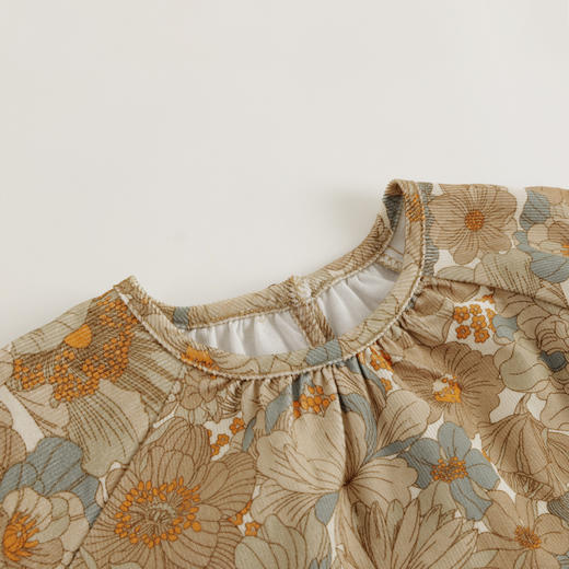 【马克珍妮 芦芙】秋装新款 女童纯棉宽松油画风小衫231602 商品图3