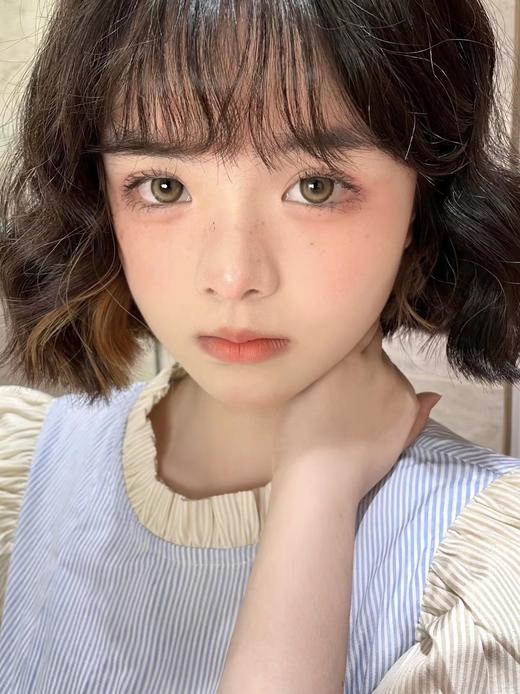 【大直径】PUFF GIRL-焦糖茶杯-14.5mm【年抛 度数0-800度 含525/575】 商品图6