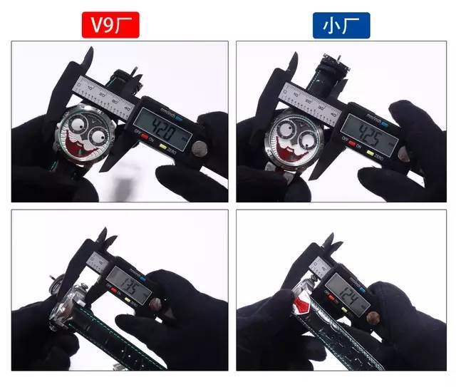 V9厂俄罗斯切金小丑复刻表-真月相功能同步正品