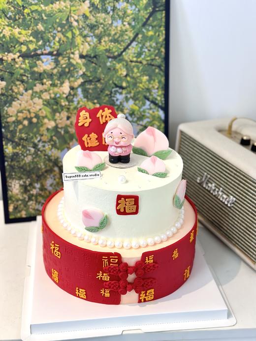 双层 福气寿星奶奶（需要打车配送运费自理） 商品图0