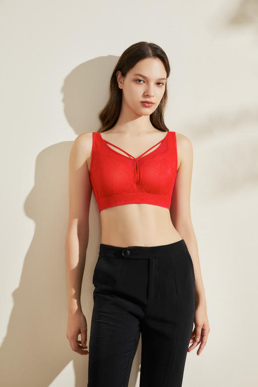 【满2件/99元】【D杯单件】【秀黛】茉莉香颂软圈拼棉杯文胸H6110006D【专柜同款】【如遇缺货自动退款，介意勿拍】 商品图0