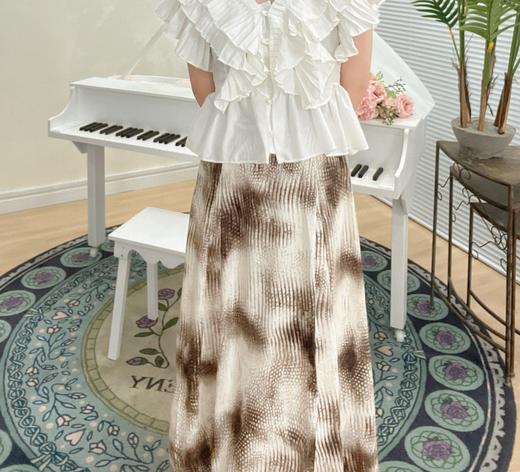 臣禾花染半身裙K222031657 商品图1