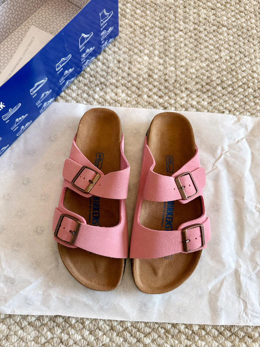 83-7 新款 zurich博肯芭比粉拖鞋 轻便柔软超任何同款 怒推 商品图0