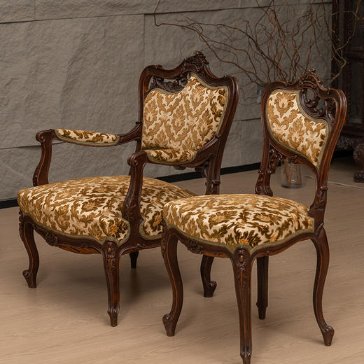 民国 西洋软包沙发成套（一套五件） 商品图1