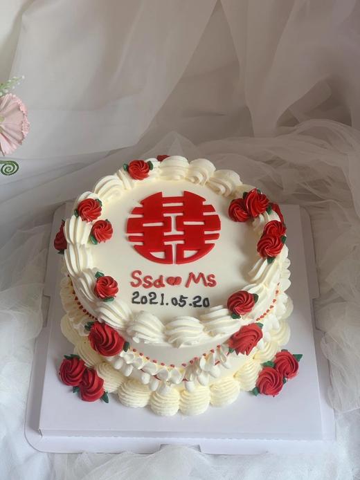 复古裱花订婚 商品图0