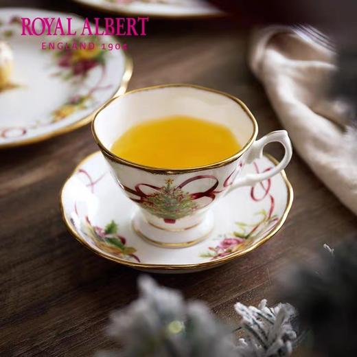 【6F】Royal Albert皇家阿尔伯特 老镇玫瑰圣诞系列茶杯咖啡杯碟套装 商品图0