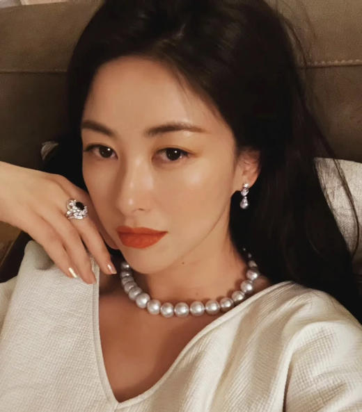 511-3 澳白平替 11-13mm爱迪生珍珠项链 近圆强光的大龙珠 带证书全套 商品图1