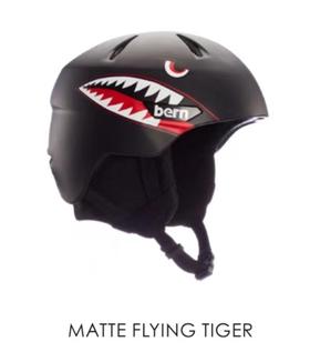 23/24BERN头盔Weston Lite Jr. Matte Flying Tiger w/ Black Liner