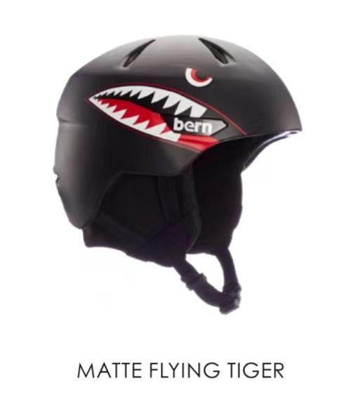 23/24BERN头盔Weston Lite Jr. Matte Flying Tiger w/ Black Liner 商品图0