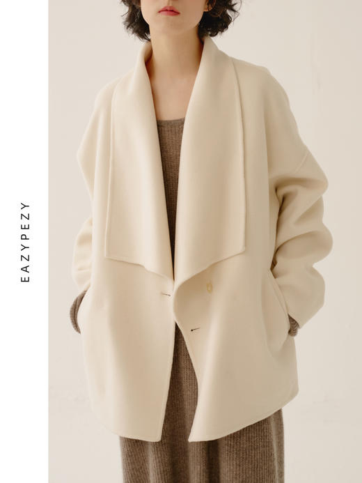 EAZYPEZY 2023AW 肯豆大翻领短大衣 商品图2