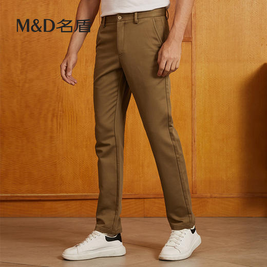 【弹力纤维】MD名盾休闲裤男秋季新款商务亲肤直筒弹力长裤12585 商品图1