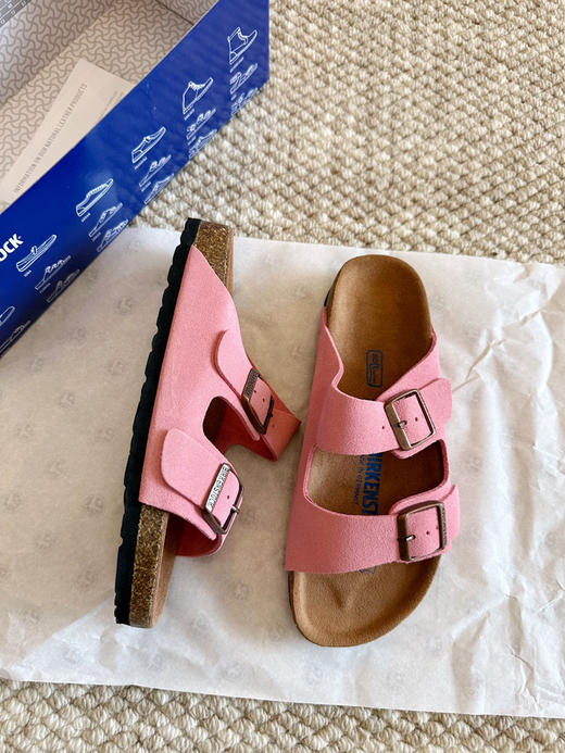 83-7 新款 zurich博肯芭比粉拖鞋 轻便柔软超任何同款 怒推 商品图1
