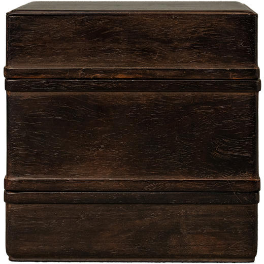 清 紫檀双层方形盖盒 商品图5