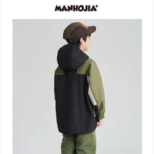 漫画家潮童装男童外套23年新款机能风户外防风防水衣儿童秋装 商品图2