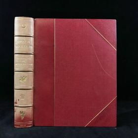 限量鬼才拉克姆签名版！桑格斯基工坊特装本！1918年 英国童话故事集 16幅彩色42幅黑白插图 真皮精装16开