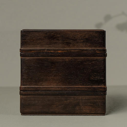 清 紫檀双层方形盖盒 商品图0