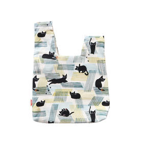 HUJI祤集套结手提包插画小猫小猫