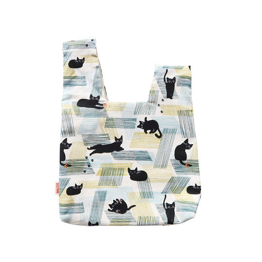 HUJI祤集套结手提包插画小猫小猫 商品图0