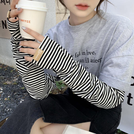 防晒冰袖女夏季新款防紫外线袖套 商品图3