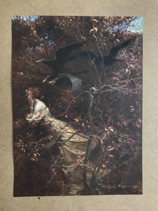 鬼才拉克姆限量签名本！1913年 拉克姆画集 44幅彩色手工贴图 漆布精装大16开 商品图10