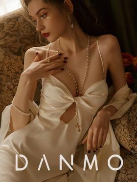 情人节限定『又纯又欲 』DANMO旦茉纯欲睡裙 法式纽结 缎感丝滑亲肤