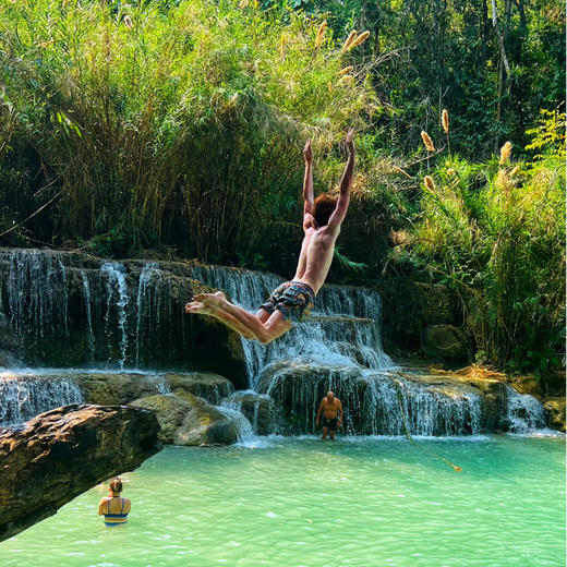 【老挝】北京出发 5天4晚·6~12人中文小团|琅勃拉邦慢生活，东南亚治愈之旅（关西瀑布+香通寺+普西山+湄公河日落 商品图2