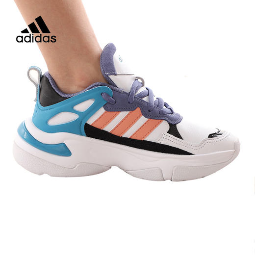 1折秒杀（C）adidas/阿迪达斯 女子低帮轻便厚底休闲鞋 运动鞋 GW6105  非质量问题 不退不换 商品图1