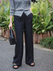 "翩若轻云" 松紧腰 高腰 阔腿西装裤 商品缩略图4