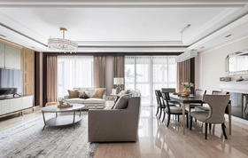 230㎡现代美式居所，静享生活的宁静与娴雅