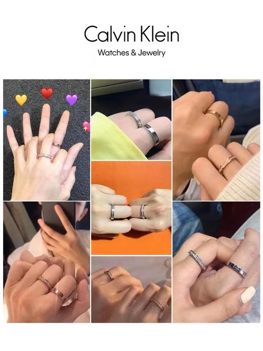 Calvin Klein·ck满天星情侣戒指男女简约设计时尚轻奢情侣对戒 商品图3