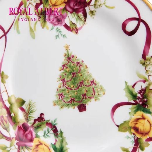 【6F】Royal Albert皇家阿尔伯特老镇玫瑰圣诞系列茶杯咖啡杯碟盘五件套 商品图3