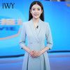 IWY/蓝色艺考播音主持人正装女时尚气质西装连衣裙高级感Q963 商品缩略图3