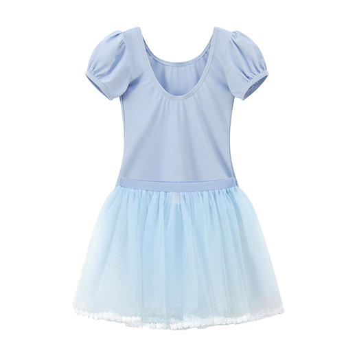 笛莎官方童装女童舞蹈服2023年夏装儿童新款刺绣蓬蓬裙舞蹈练功服 商品图4