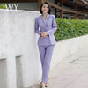 IWY/紫色西装外套女秋冬通勤工作服网红炸街西服套装CP10336 商品缩略图3
