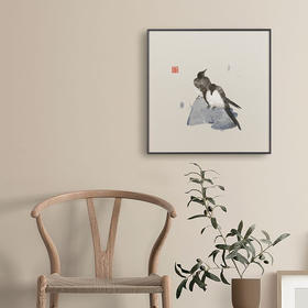 多喜爱高清数码布艺装饰画 新中式水墨画乐至田园系列cs