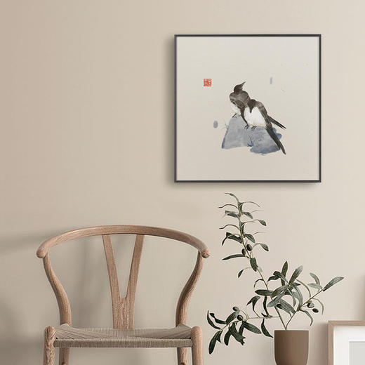 多喜爱高清数码布艺装饰画 新中式水墨画乐至田园系列cs 商品图0