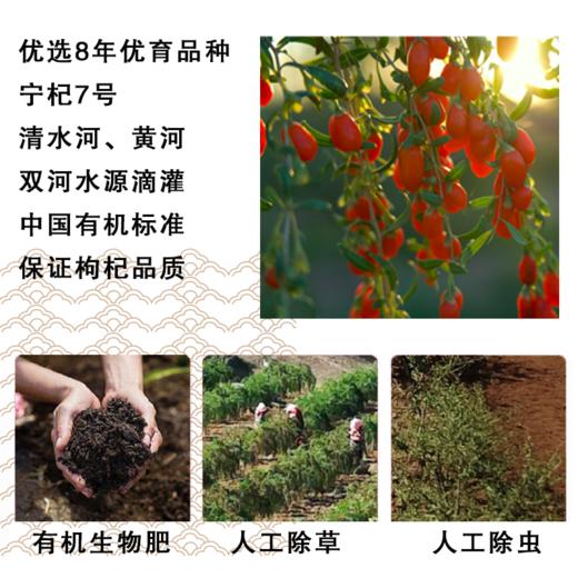 【休闲养生】得养生 有机枸杞原浆 210ml/有机枸杞干果 150g 商品图6