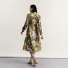 谜底花色连衣裙长袖女2023秋季新款复古印花A型宽松长裙233ML1001 商品缩略图2