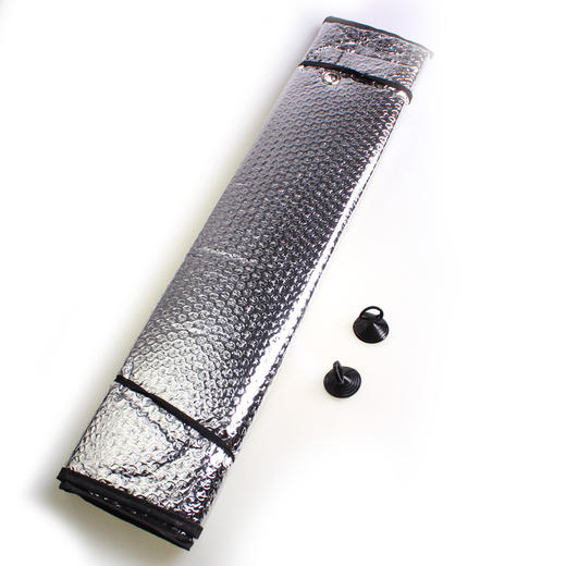 「9.9元包邮！夏季隔热」汽车遮阳挡 铝箔加厚车载前挡太阳挡遮光板130*60防晒隔热夏季汽车养护用品 商品图4